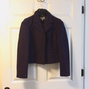 Talbots Purple Jacket Size 6